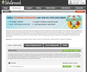 SiteGround Caching